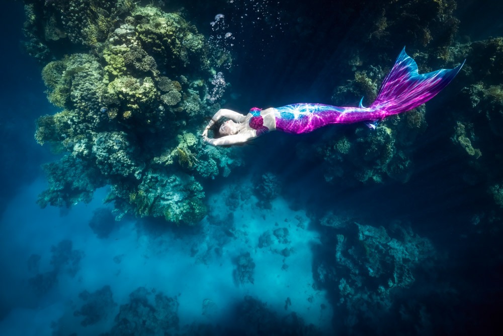 Unterwassershooting mit Mermaid Julianna